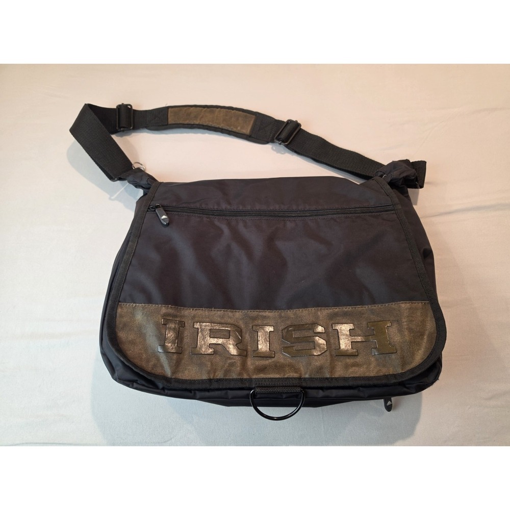 Notre Dame Irish Adidas Messenger Bag With Padded Laptop Compartment